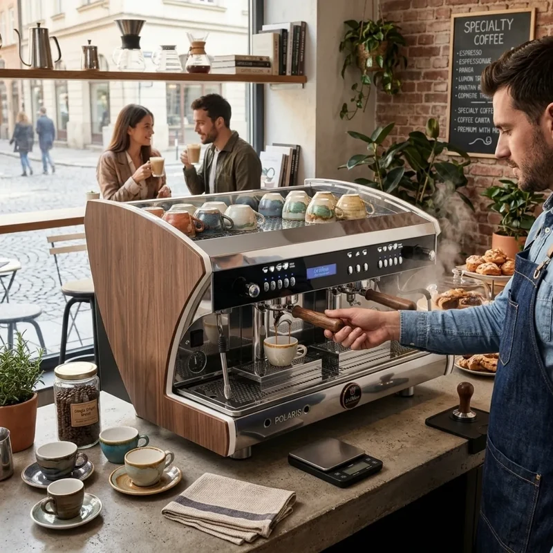 LaRhea Professionale Polaris Espresso Machine - 12 & 17 Litre Bioiler