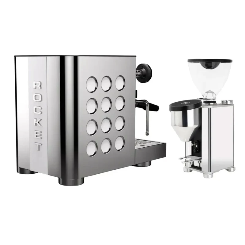 Rocket Appartamento TCA Espresso Machine + Giannino Grinder - Home Bundle Kit