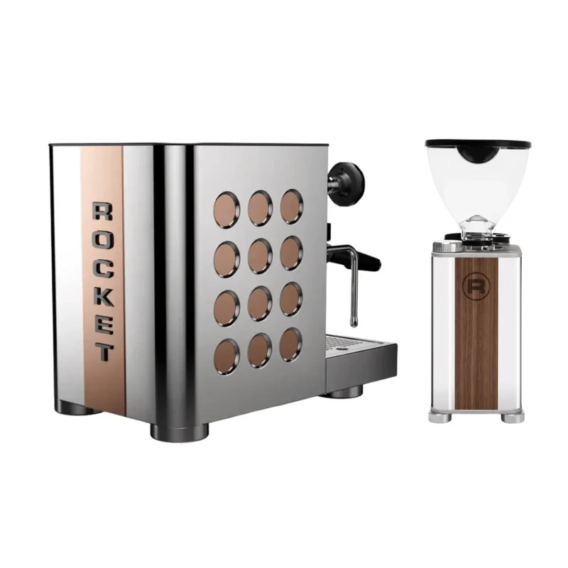 Rocket Appartamento TCA Espresso Machine + Giannino Grinder - Home Bundle Kit