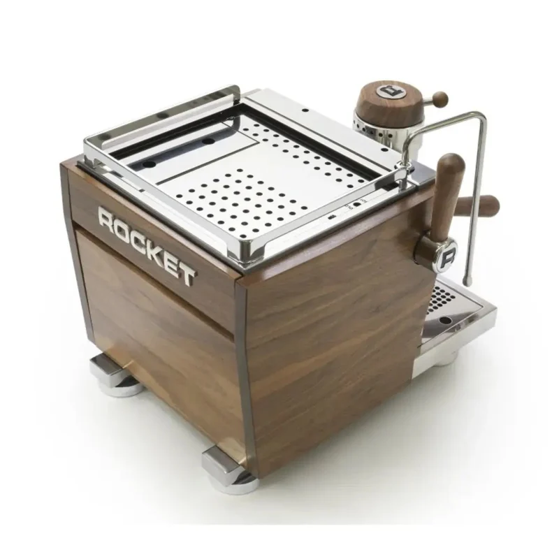 Rocket R Nine One Wooden Espresso Machine + Giannino Grinder - Home Bundle Kit