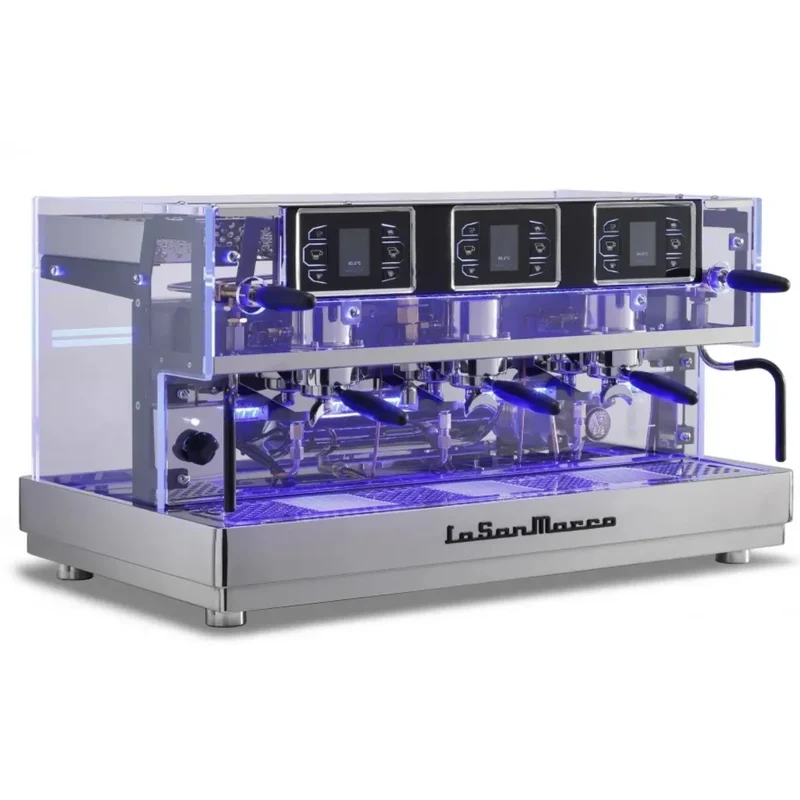 La San Marco LA E Luxury Espresso Machine - Multi Boiler, Fine-Tuning Lever