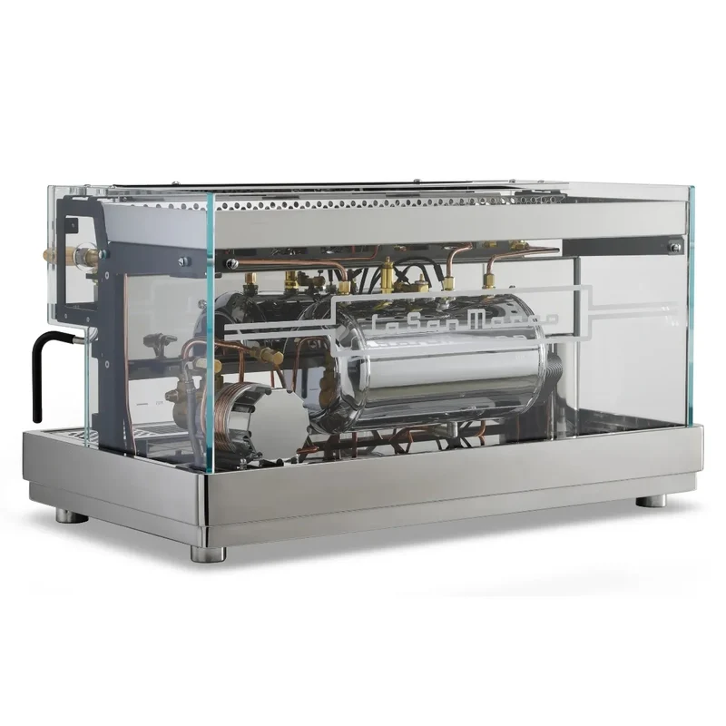 La San Marco LA E Luxury Espresso Machine - Multi Boiler, Fine-Tuning Lever