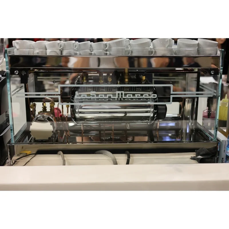 La San Marco LA E Luxury Espresso Machine - Multi Boiler, Fine-Tuning Lever