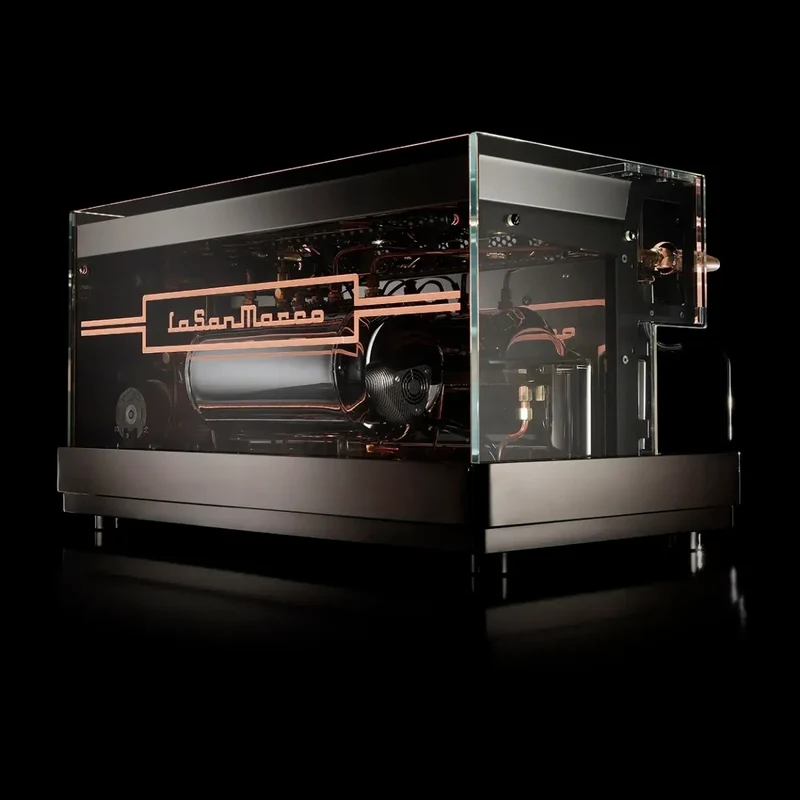 La San Marco LA E Luxury Espresso Machine - Multi Boiler, Fine-Tuning Lever
