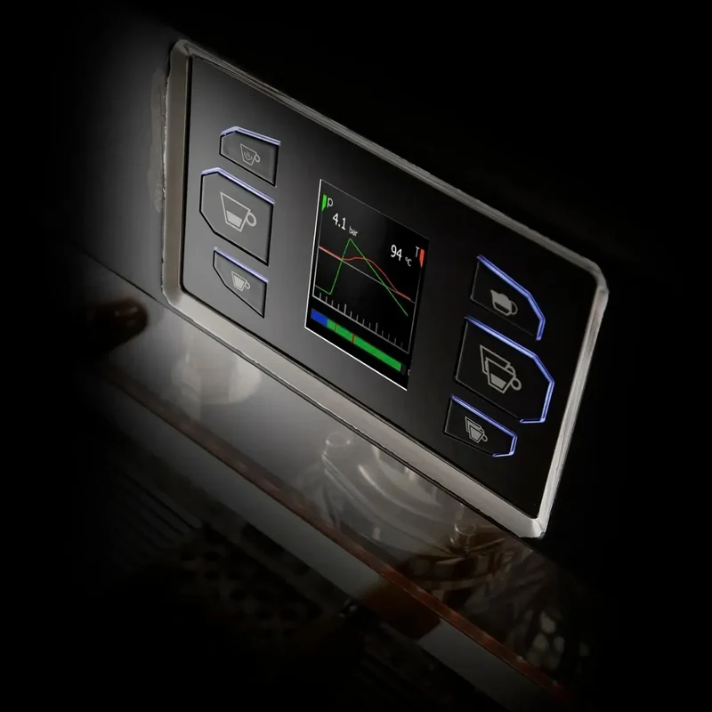 La San Marco LA E Luxury Espresso Machine - Multi Boiler, Fine-Tuning Lever