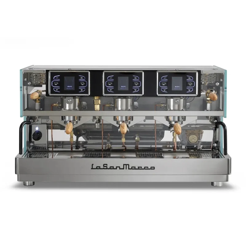 La San Marco LA E Luxury Espresso Machine - Multi Boiler, Fine-Tuning Lever