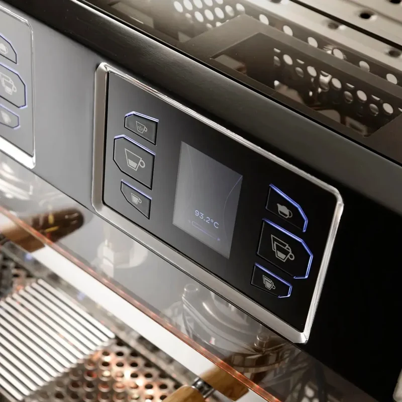 La San Marco LA E Luxury Espresso Machine - Multi Boiler, Fine-Tuning Lever