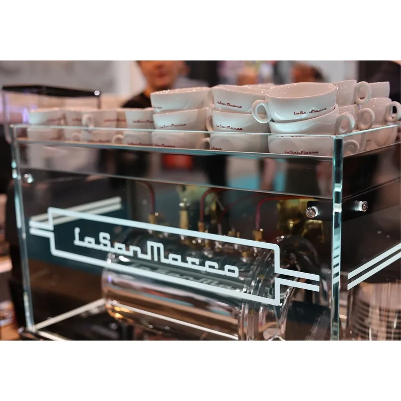La San Marco LA E Luxury Espresso Machine - Multi Boiler, Fine-Tuning Lever