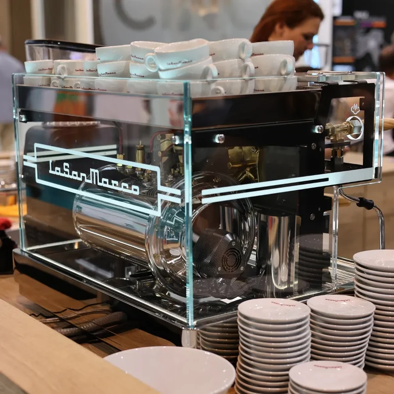 La San Marco LA E Luxury Espresso Machine - Multi Boiler, Fine-Tuning Lever