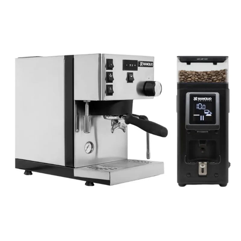 Rancilio Silvia Pro X Espresso + Stile Grinder - Home Bundle Kit