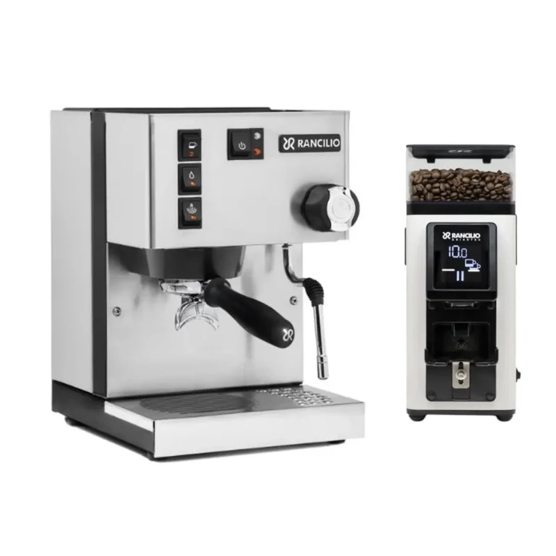 Rancilio Silvia Home Espresso Machine + Stile Grinder - Home Bundle Kit