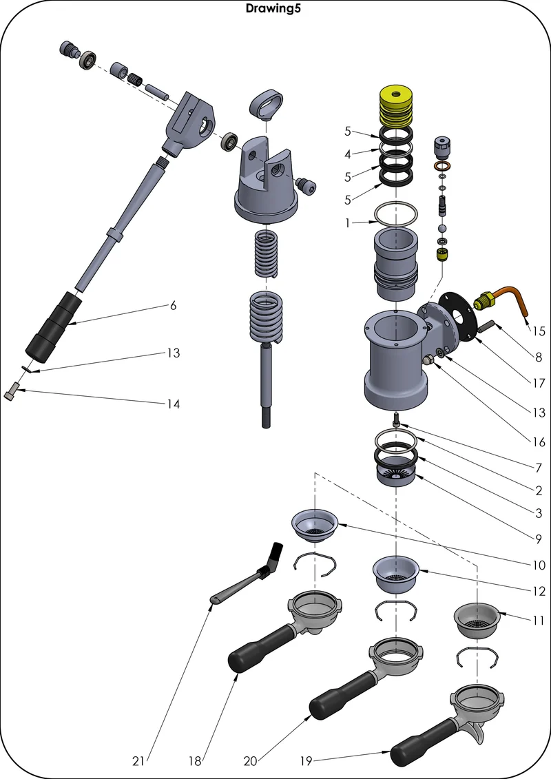 Pro 800 Brew Group and Accessories