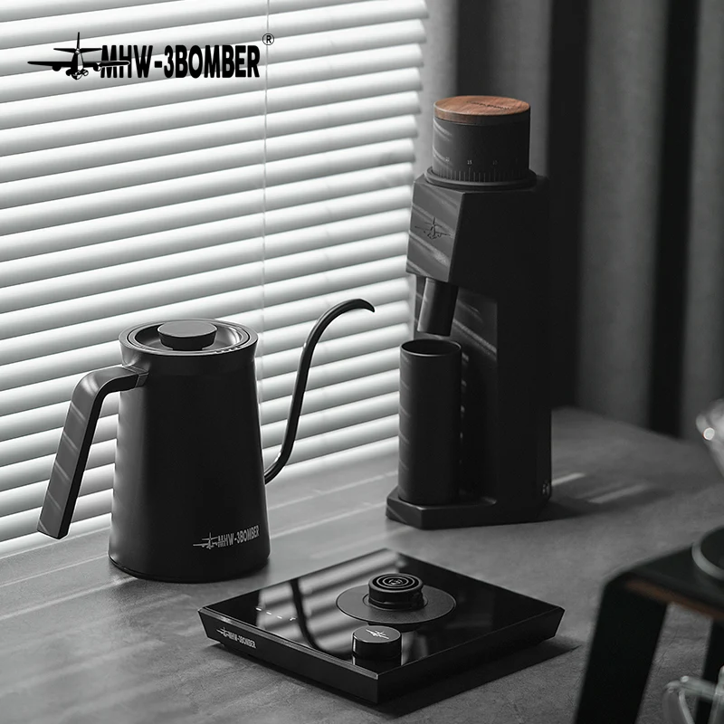 MHW Assassin Electric Coffee Kettle - White