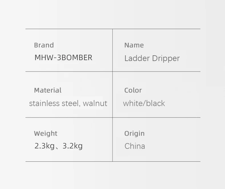 MHW Pour Over Ladder Dripper Stand - Single