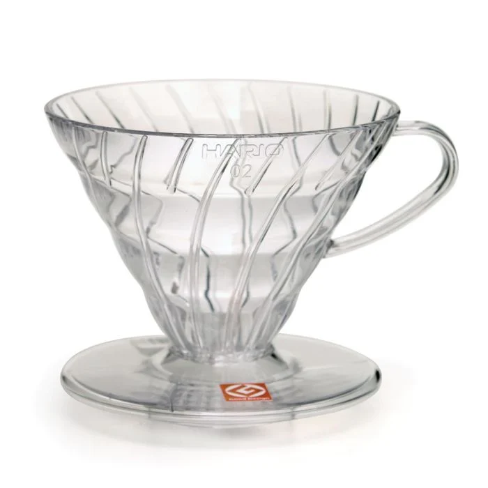 Hario V60 Plastic Coffee Dripper 02 - Transparent