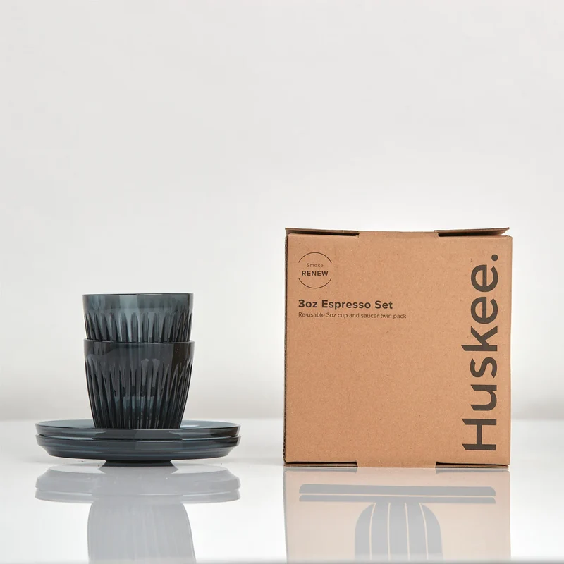 3oz HuskeeRenew Espresso Set - Smoke