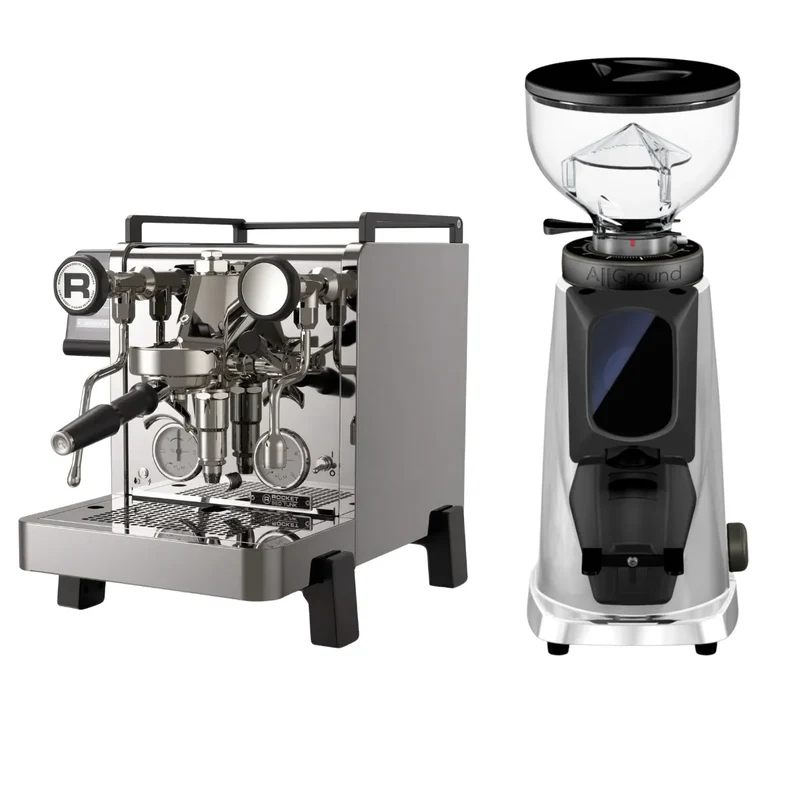 Rocket Espresso R58 Tune Espresso Machine + Fiorenzato All Ground Sense Espresso Grinder