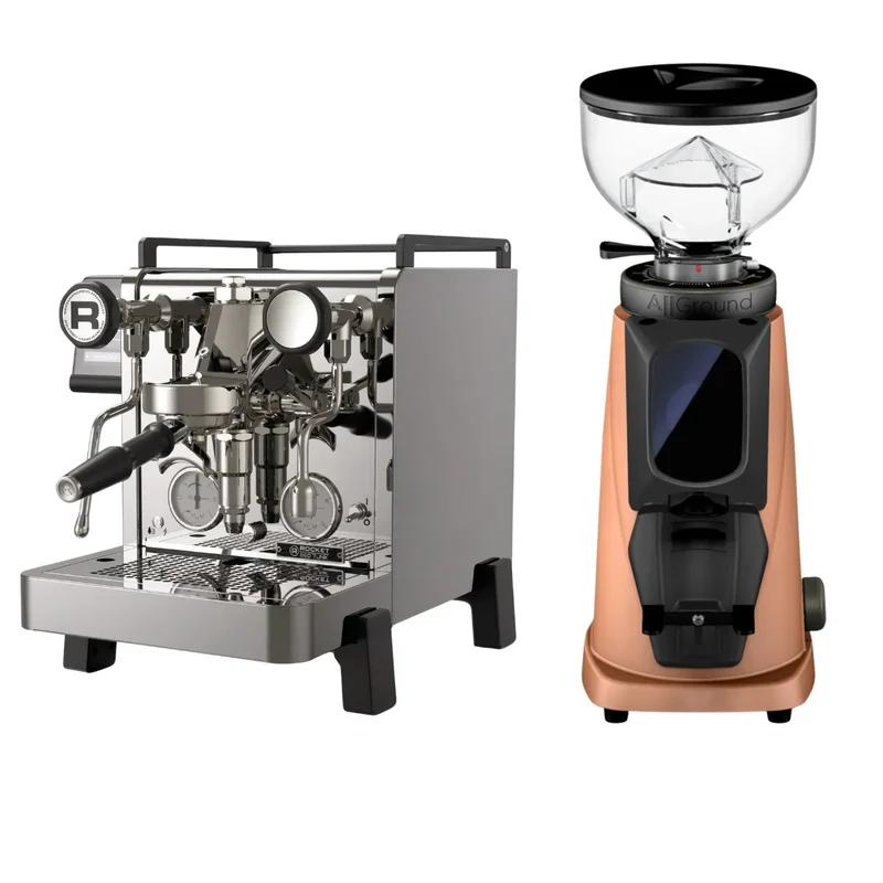 Rocket Espresso R58 Tune Espresso Machine + Fiorenzato All Ground Sense Espresso Grinder