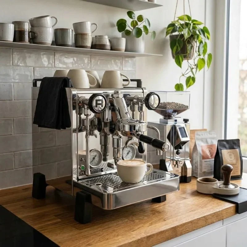 Rocket R58 Tune Espresso Machine -With Tune Technology and Dual-Boiler Setup + Free Coffee Beans