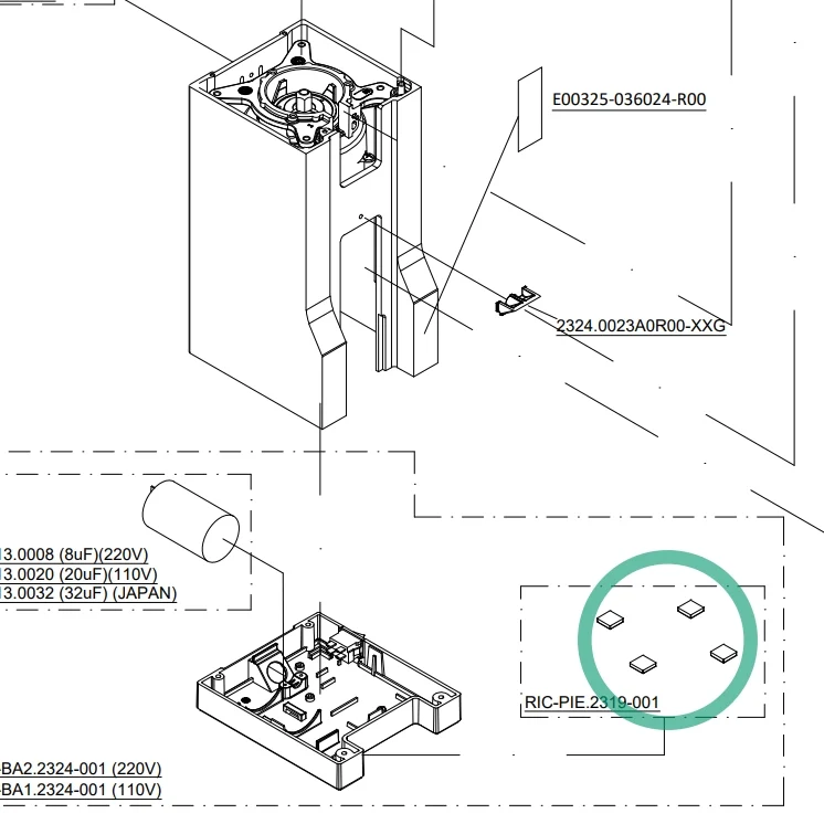 Eureka Voetje Rond 12mm Per Set Van 4
