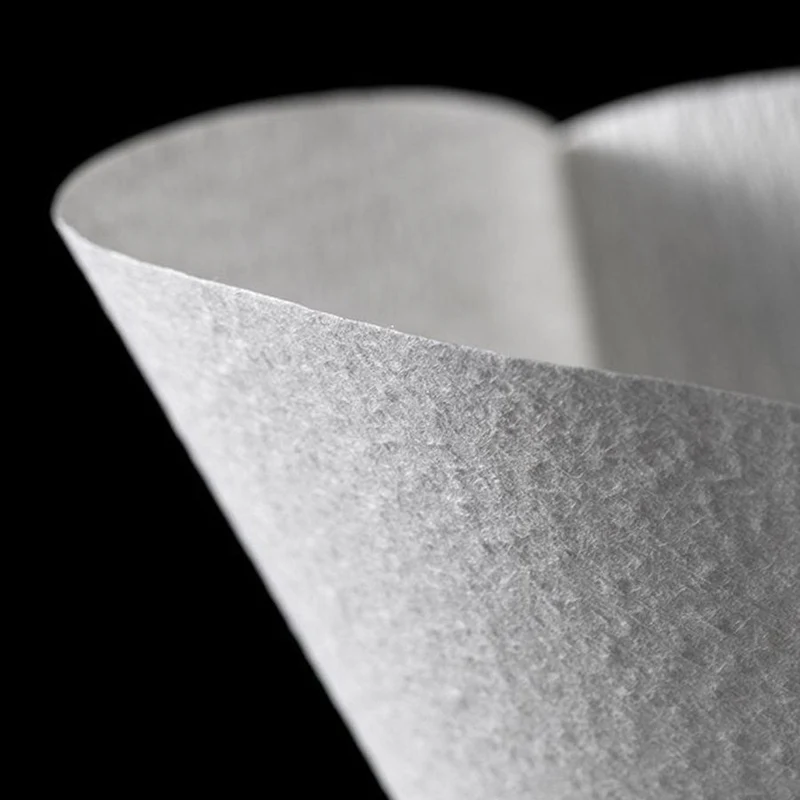 Cafec Abaca Filterpapier Conisch - Wit 100 Stuks