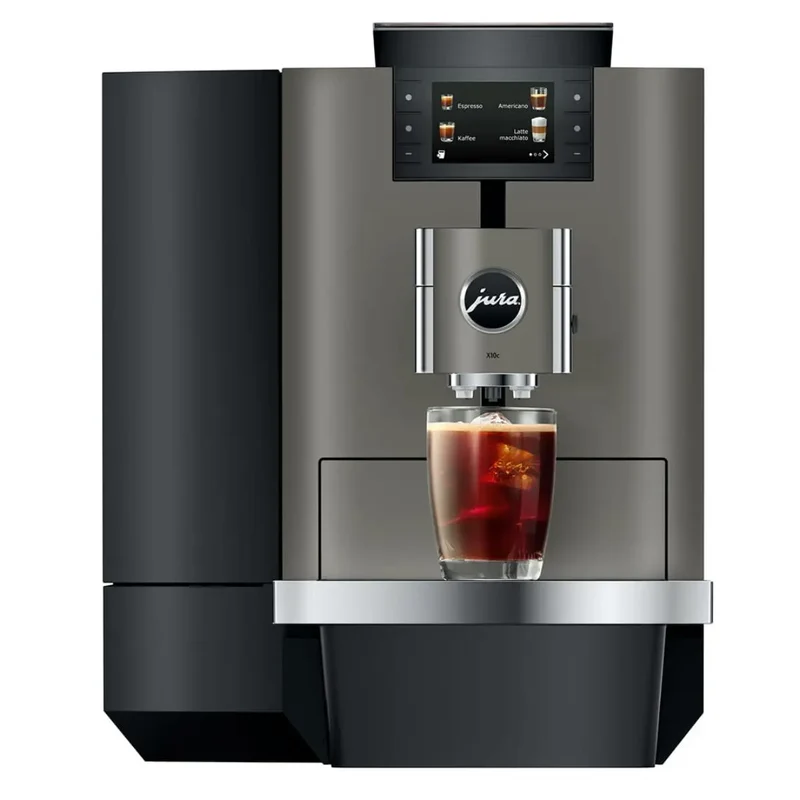 JURA X10c Automatic Bean to Cup Espresso Machine - Up to 100 Cups/day