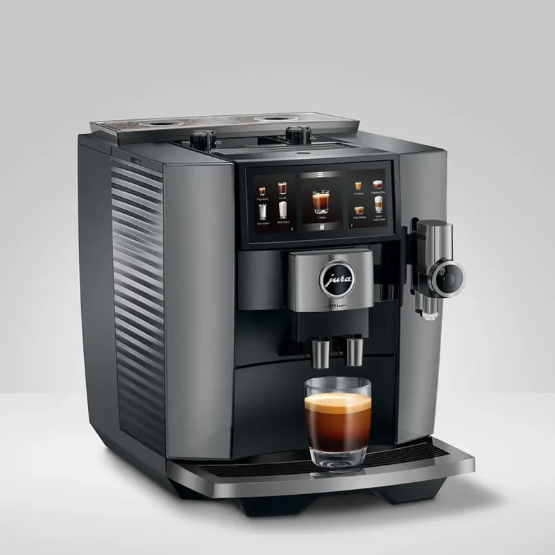 JURA J10 Twin Diamond Automatic Espresso Machine - Onyx - Bean to Cup