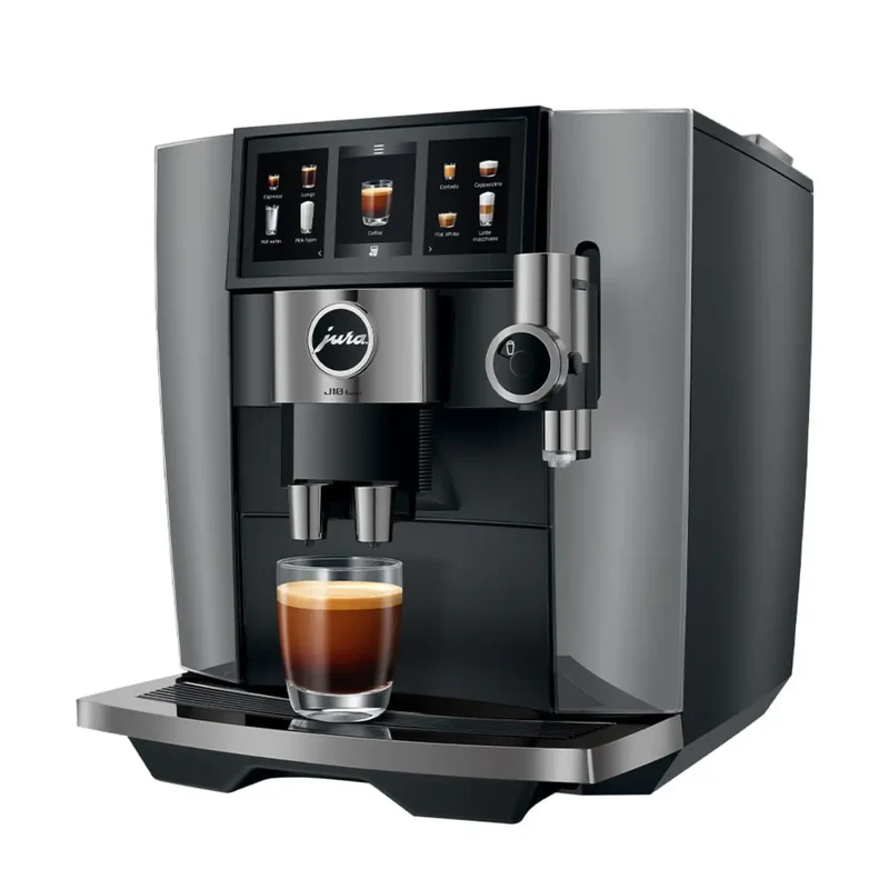 JURA J10 Twin Diamond Automatic Espresso Machine - Onyx - Bean to Cup