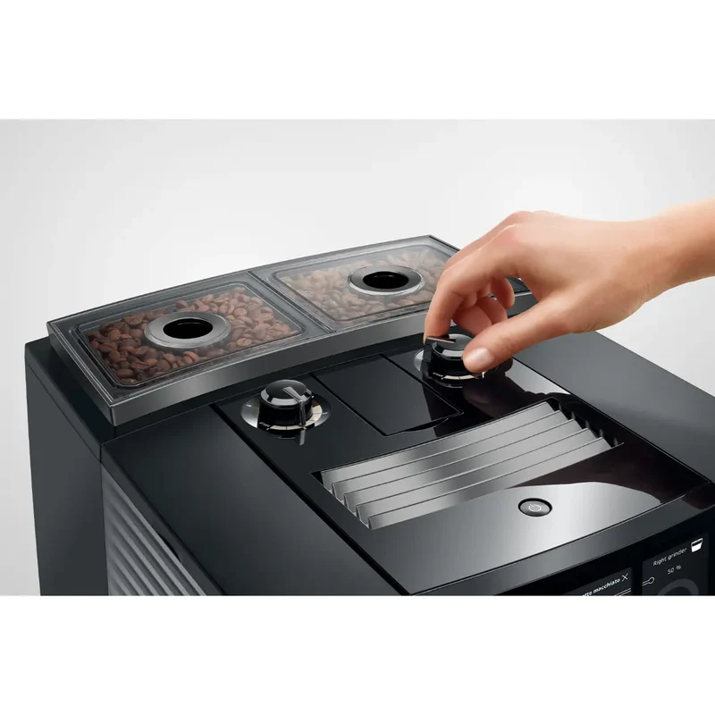 JURA J10 Twin Diamond Automatic Espresso Machine - Onyx - Bean to Cup