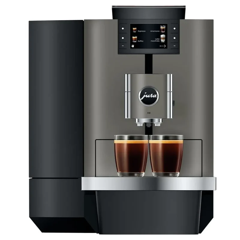 JURA X10 Automatic Bean to Cup Espresso Machine - Up to 100 Cups/day