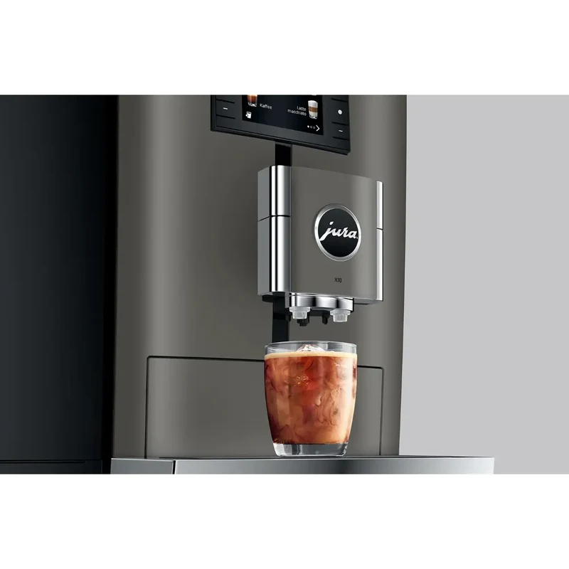 JURA X10 Automatic Bean to Cup Espresso Machine - Up to 100 Cups/day
