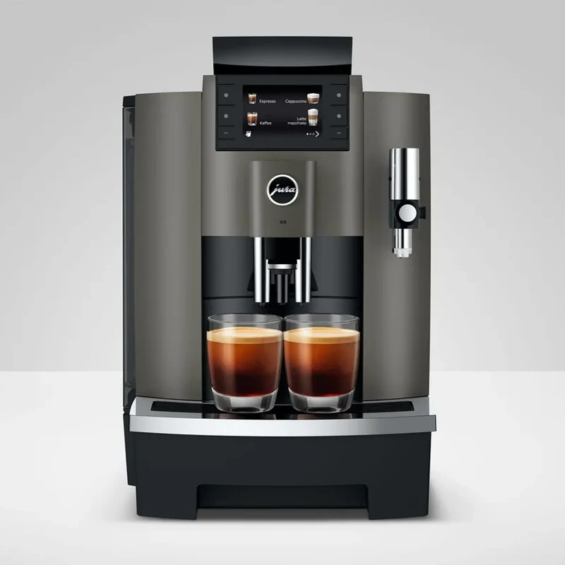 JURA W8 Automatic Bean to Cup Espresso Machine - Up to 50 Cups/day