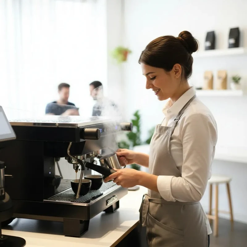 Sanremo Zoe Compact Espresso Machine - Professional Volumetric AutoSteam Wand