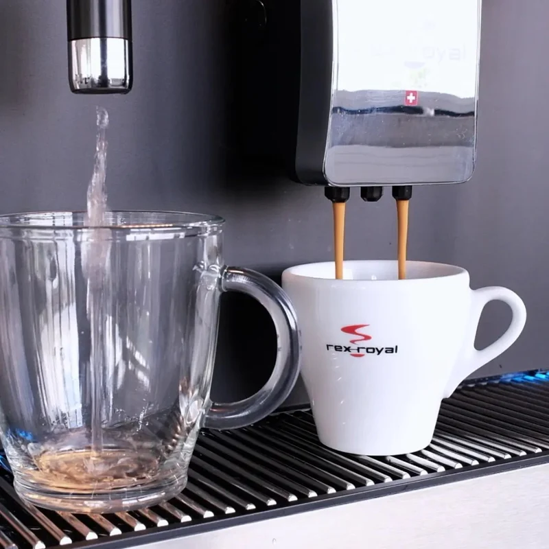 Rex Royal S1 Bean to Cup Coffee Machine + 7 Litre Milk Fridge, Installation and Service Package