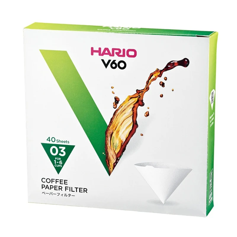 Hario V60 Filterpapier Wit - Japan