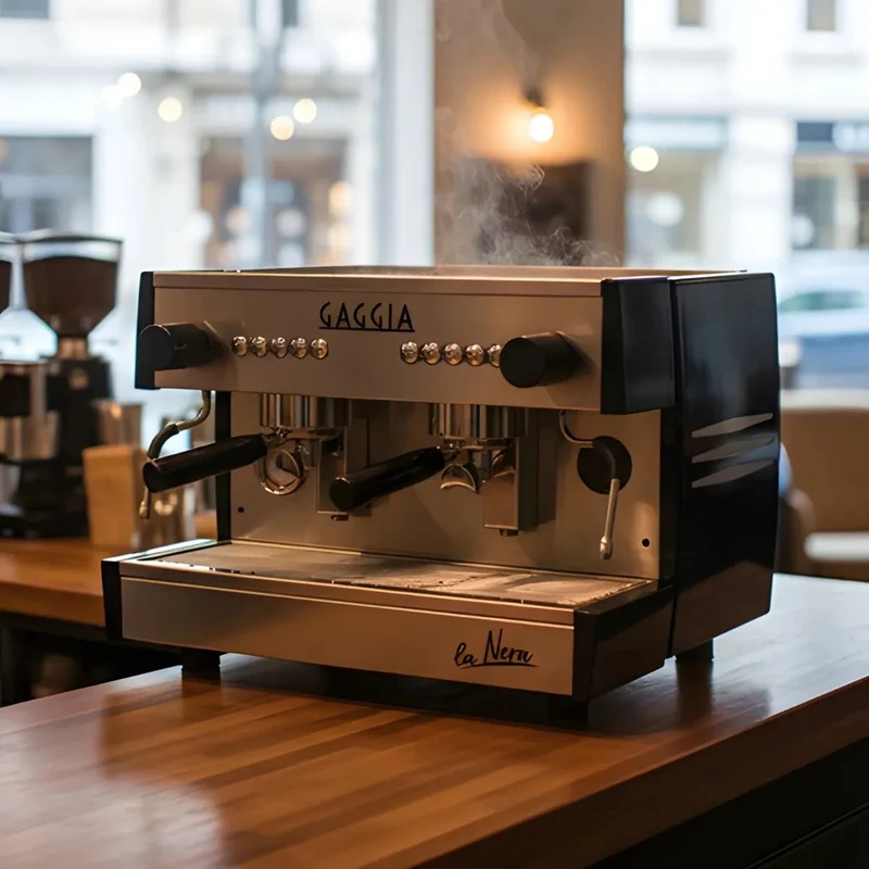 Gaggia Milano La Nera Espresso Machine - with Copper Boiler and Smartia Connect Technology