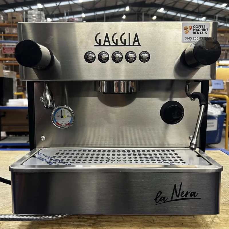 Gaggia Milano La Nera Espresso Machine - with Copper Boiler and Smartia Connect Technology