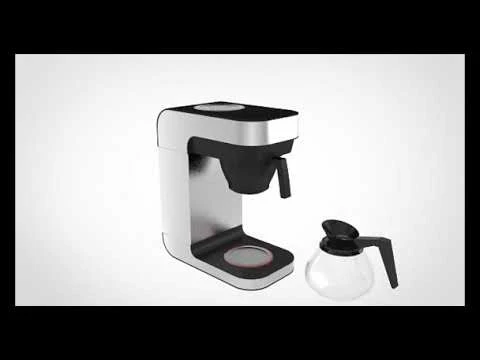 Marco Bru F45M Glass Decanter Drip Brewer - Dual Warming Plates