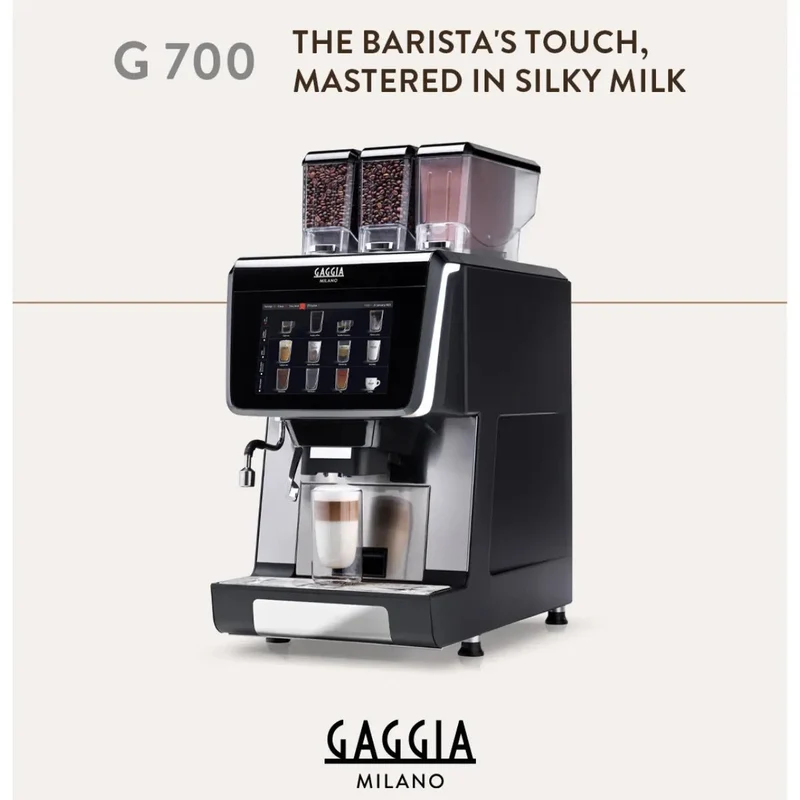 Gaggia Milano G700 Premium 300-Cup Bean-to-Cup Espresso Machine - with 10" Touchscreen