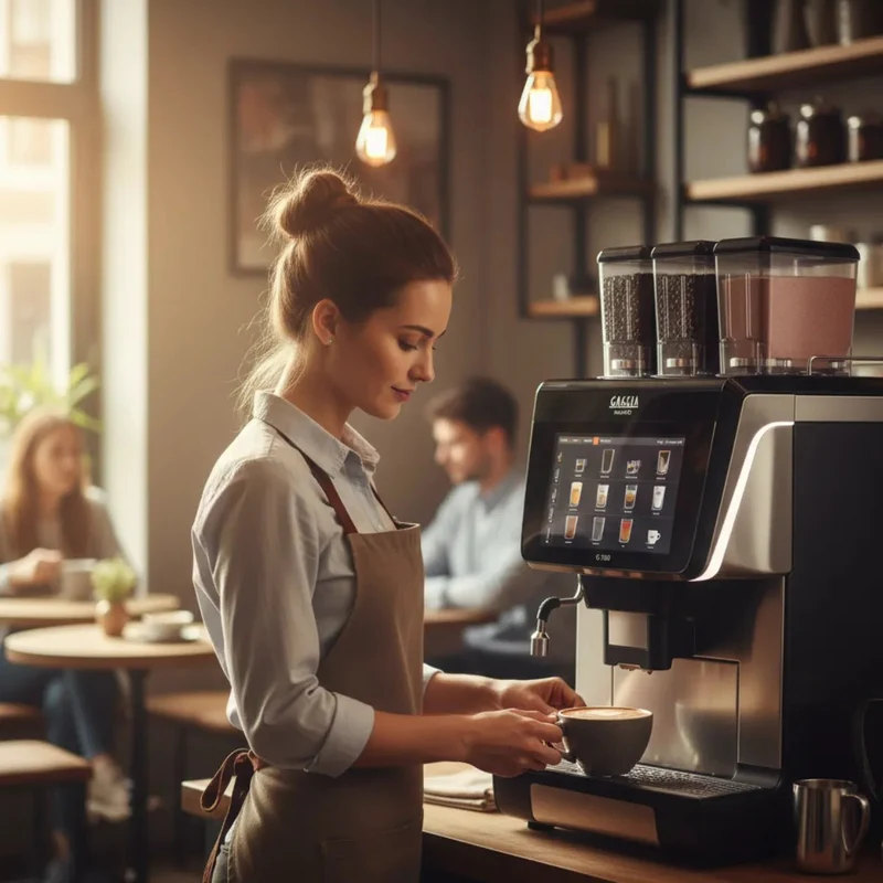 Gaggia Milano G700 Premium 300-Cup Bean-to-Cup Espresso Machine - with 10" Touchscreen