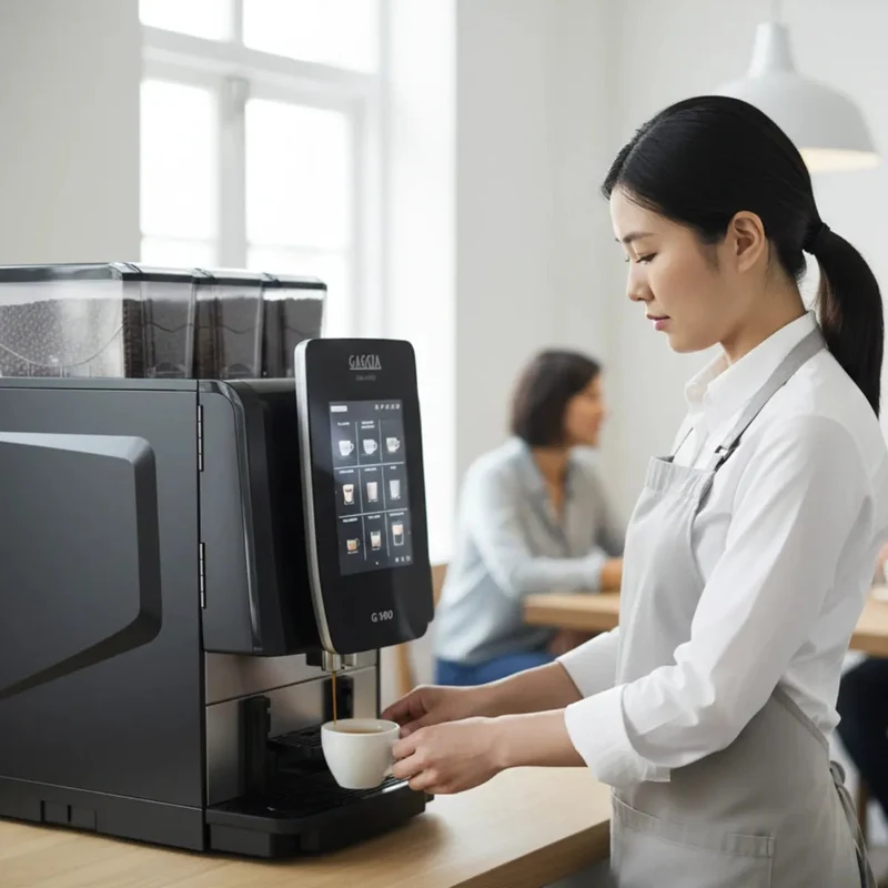 Gaggia Milano G100 Compact Bean-to-Cup Coffee Machine - Dual Blend Capability
