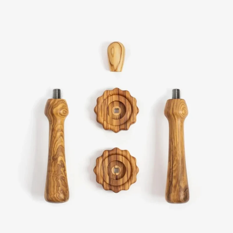 Wiedemann Manufaktur Classic Wooden Handle Set for Rocket Portafilter