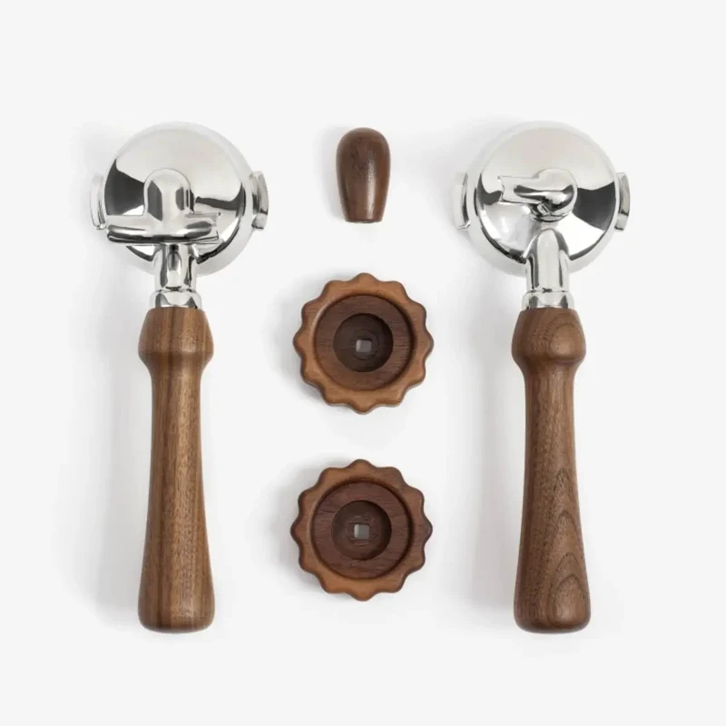 Wiedemann Manufaktur Classic Wooden Handle Set for Rocket Portafilter