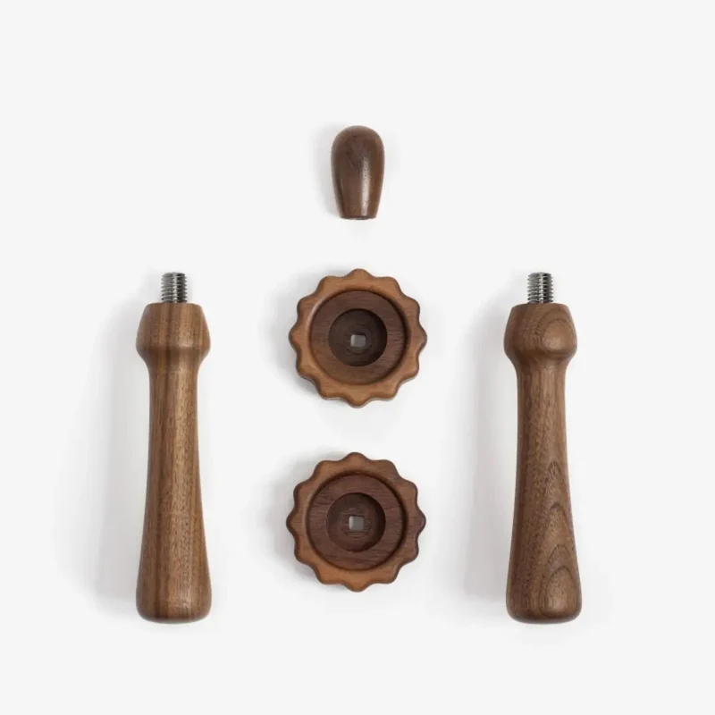 Wiedemann Manufaktur Classic Wooden Handle Set for Rocket Portafilter
