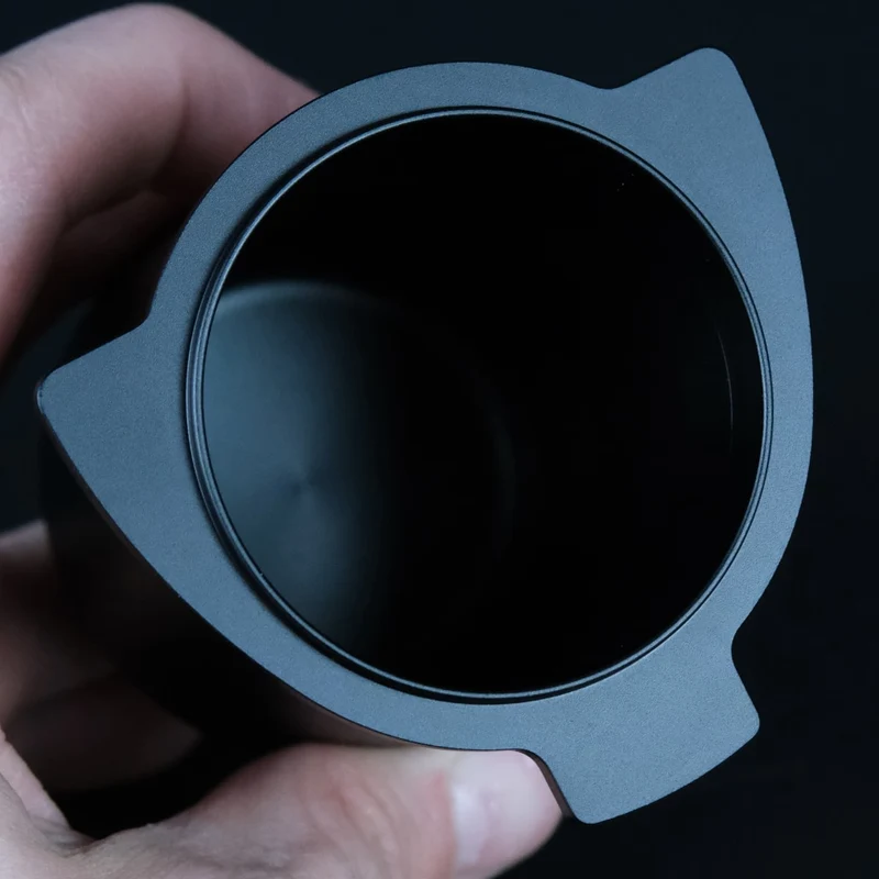 Van Pommeren - Doseerbeker Aluminium Zwart 54mm
