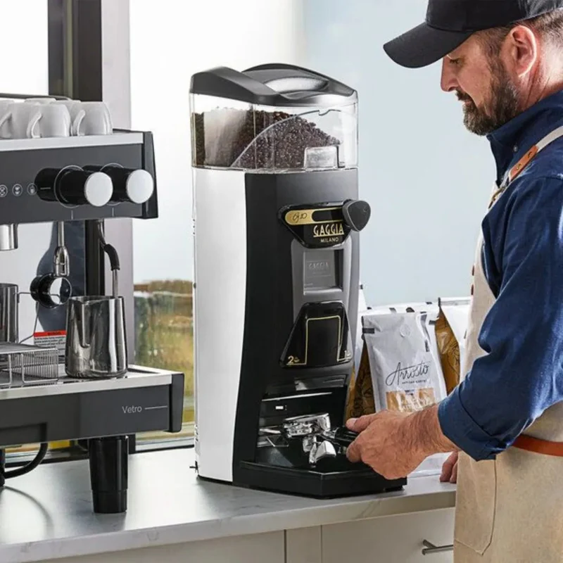 Gaggia G10 EVO Professional Dose Consistency & Dose on Demand Coffee Grinder