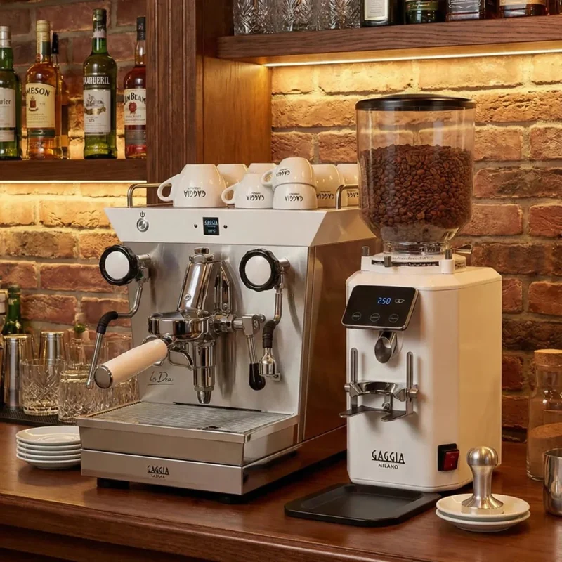 Gaggia Milano G6 High Volume 75mm burrs with Integrated Cooling Fan Coffee Grinder