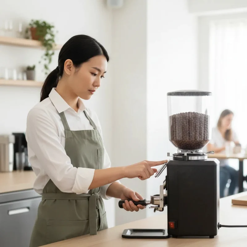 Gaggia Milano G6 High Volume 75mm burrs with Integrated Cooling Fan Coffee Grinder