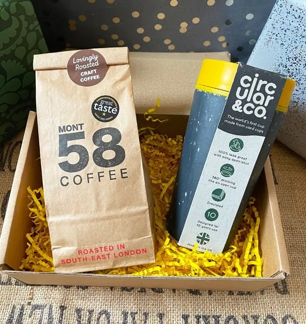MONT58 Circular Cup and Coffee Gift Box