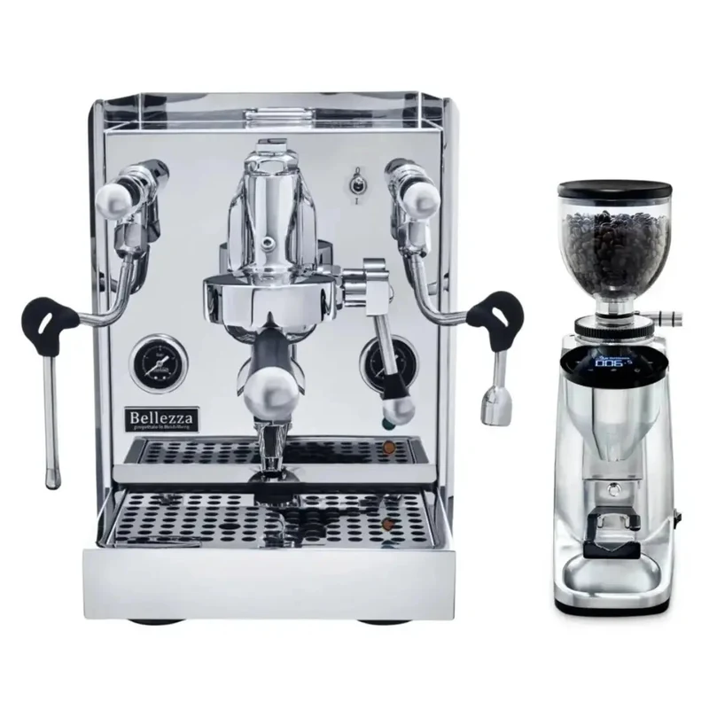 Bellezza Home Espresso Bundle - Valentina Leva Espresso & Piccola Grinder